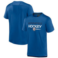 Winnipeg Jets Fanatics Authentic Pro Tech T-Shirt - Blue T-shirts