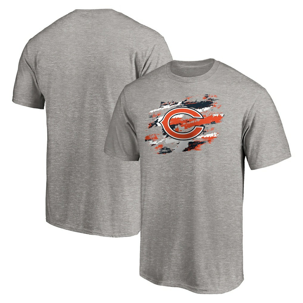 Chicago Bears True Color T-Shirt - Heather Gray sale