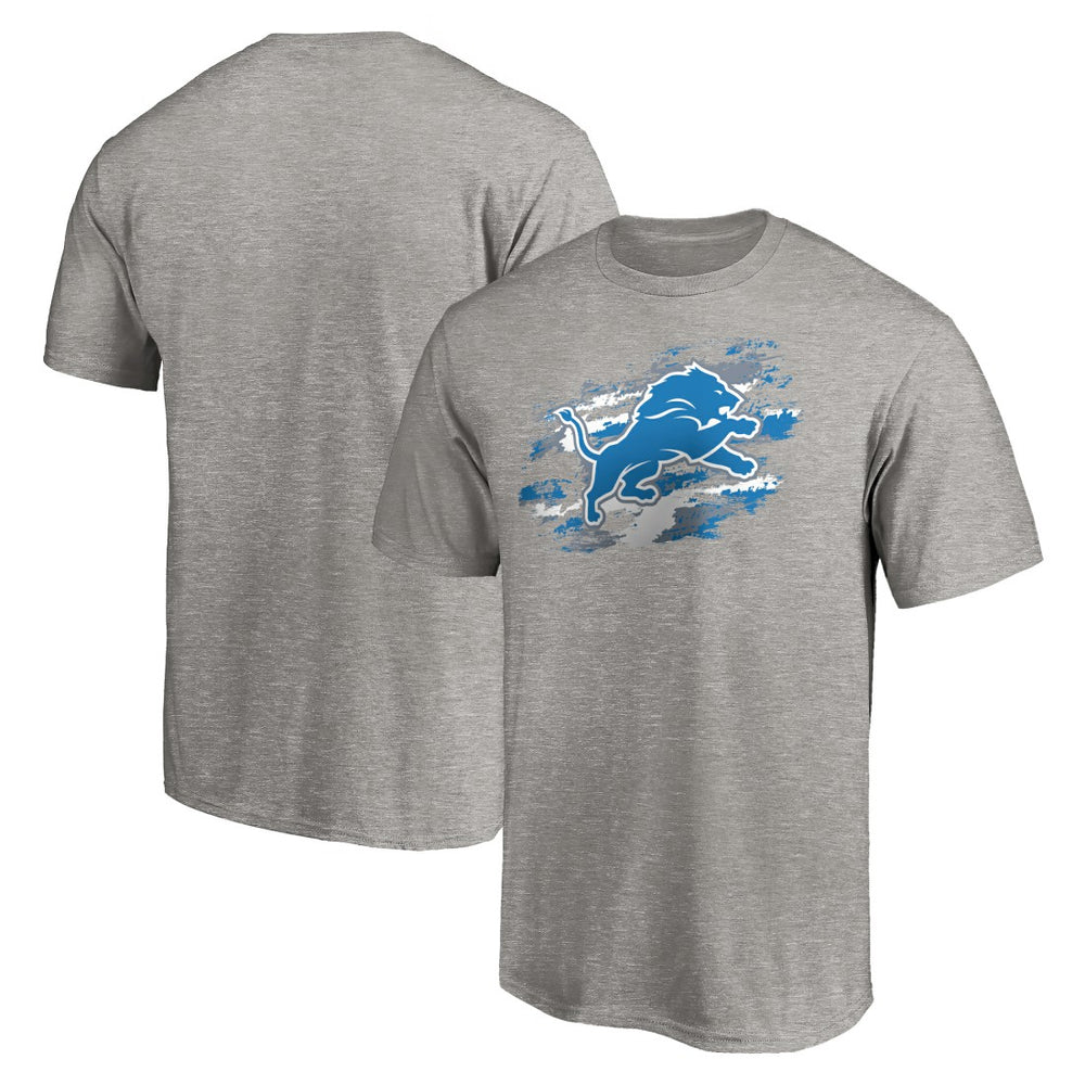 Detroit Lions True Color T-Shirt - Heather Gray on sale