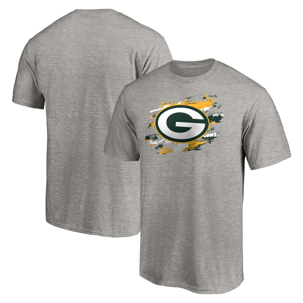 Green Bay Packers True Color T-Shirt - Heather Gray outlet