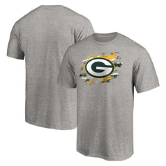 Green Bay Packers True Color T-Shirt - Heather Gray outlet