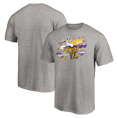 Minnesota Vikings True Color T-Shirt - Heather Gray discount