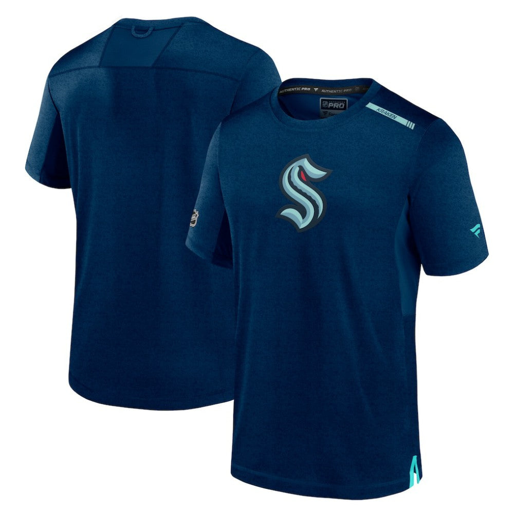 Seattle Kraken Fanatics Authentic Pro Performance T-Shirt - Deep Sea Blue T-shirts