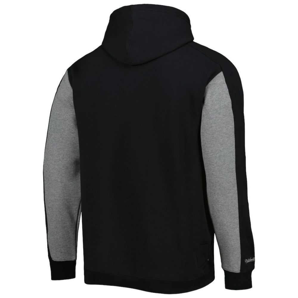 Chicago White Sox Colorblocked Fleece Pullover Hoodie Black/Gray