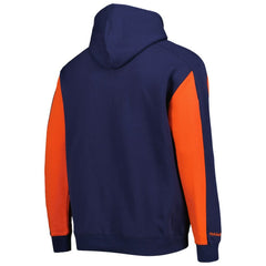 Houston Astros Colorblocked Fleece Pullover Hoodie Navy/Orange