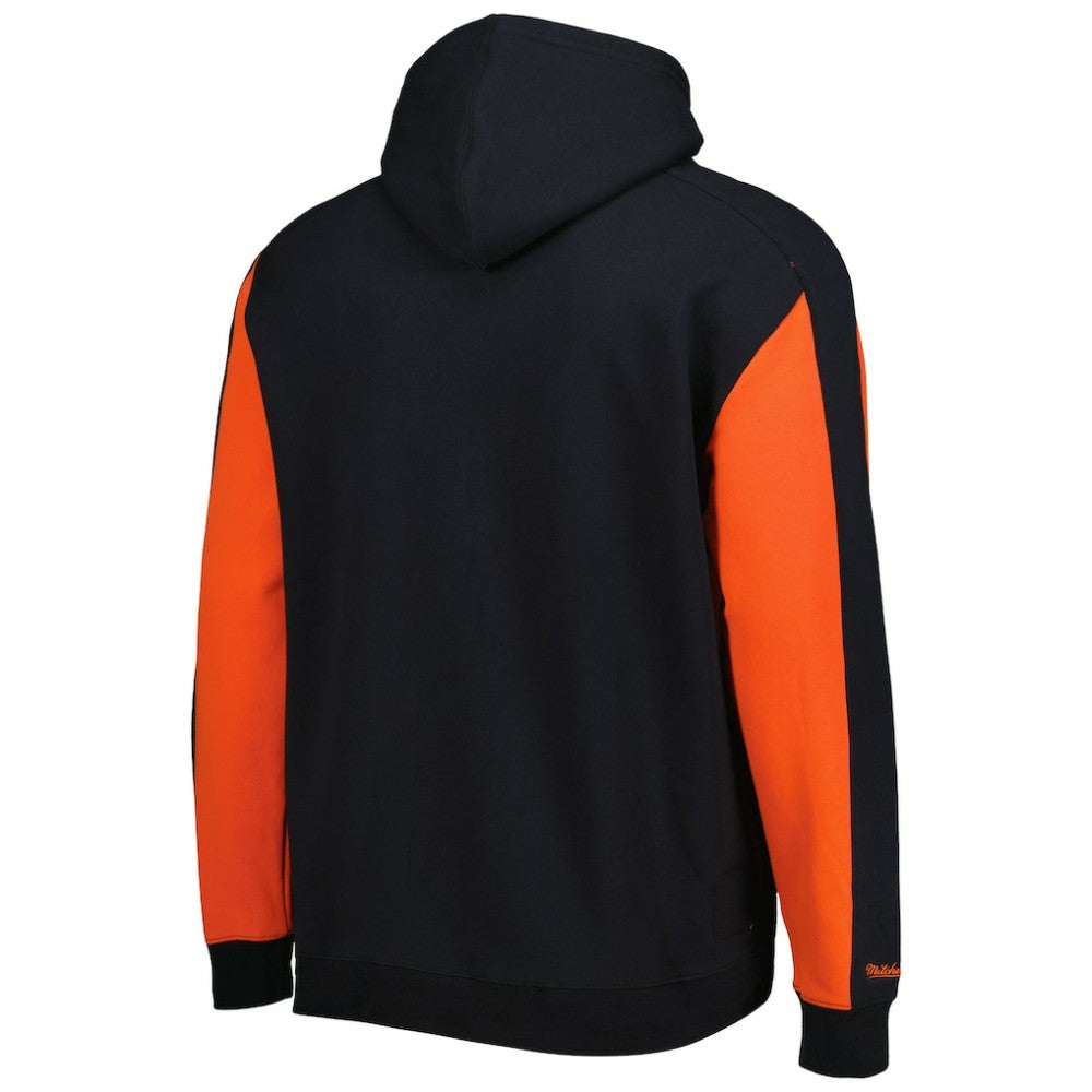 San Francisco Giants Colorblocked Fleece Pullover Hoodie Black/Orange