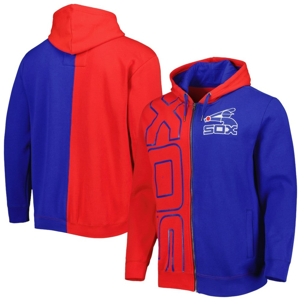 Chicago White Sox Fleece Full-Zip Hoodie Red/Navy