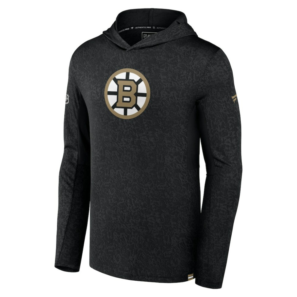 Boston Bruins Fanatics Authentic Pro Lightweight Pullover Hoodie - Black Hoodies