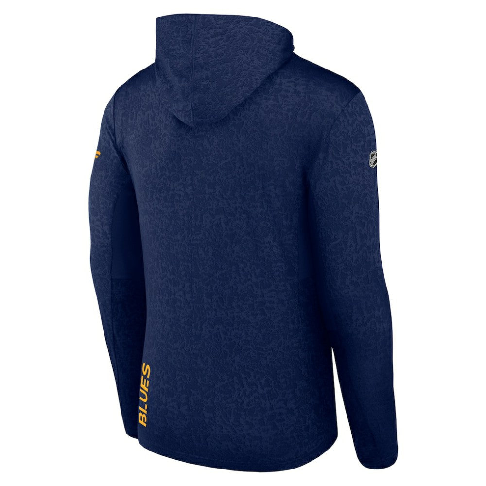 St. Louis Blues Fanatics Authentic Pro Lightweight Pullover Hoodie - Navy Hoodies