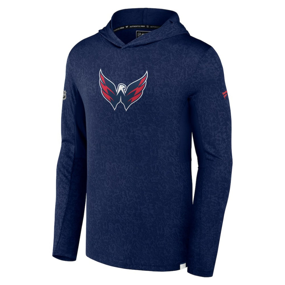 Washington Capitals Fanatics Authentic Pro Lightweight Pullover Hoodie - Navy Hoodies