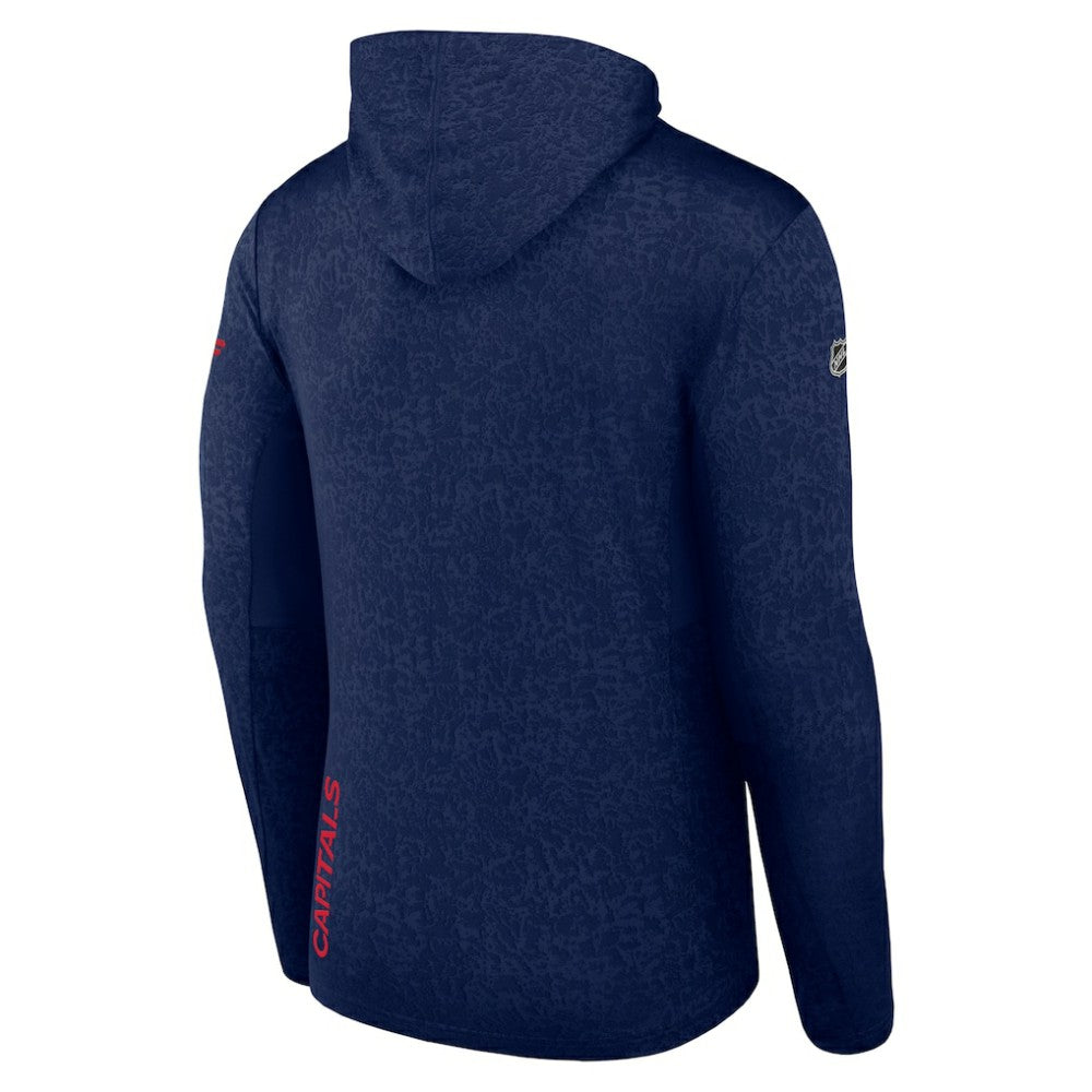 Washington Capitals Fanatics Authentic Pro Lightweight Pullover Hoodie - Navy Hoodies