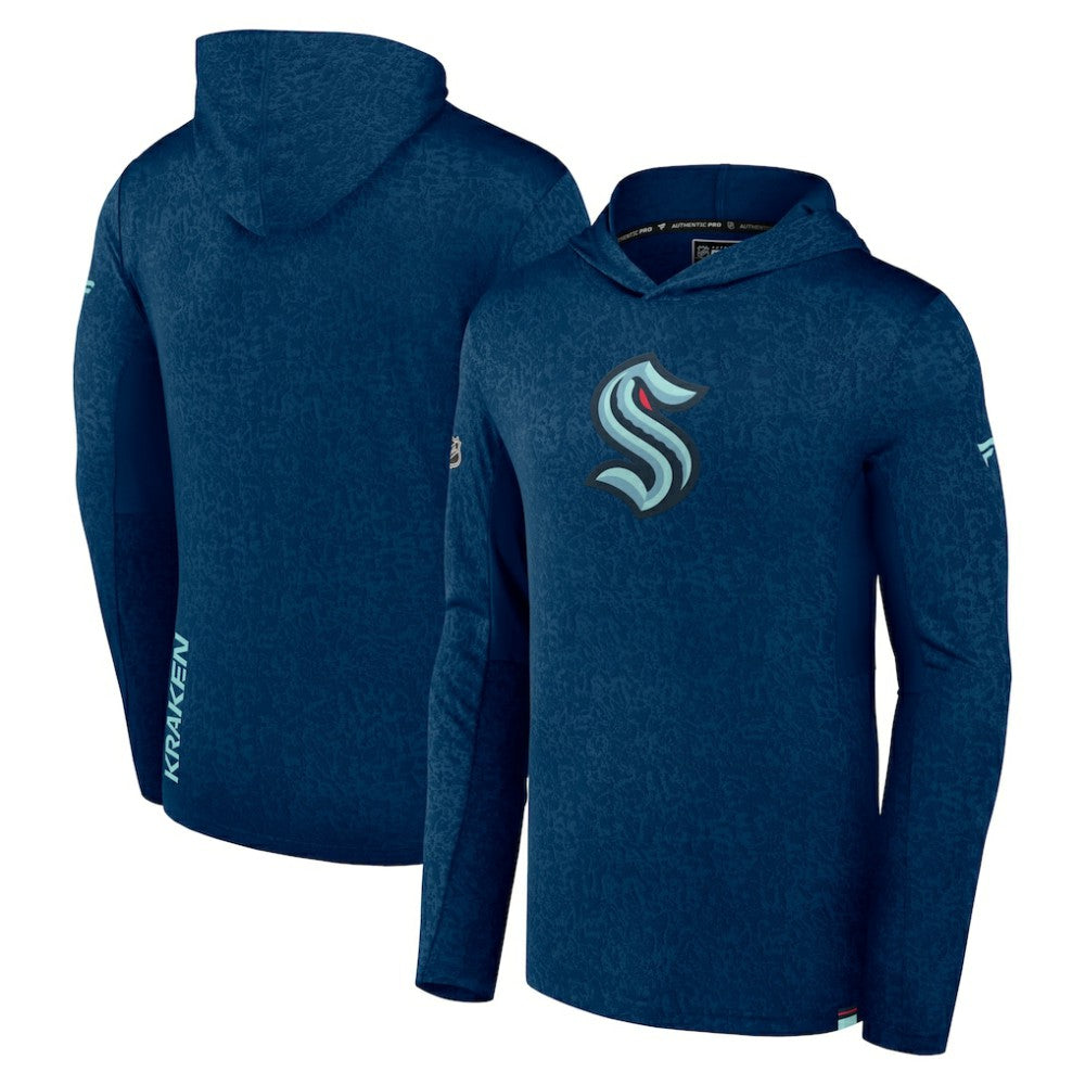 Seattle Kraken Fanatics Authentic Pro Lightweight Pullover Hoodie - Deep Sea Blue Hoodies