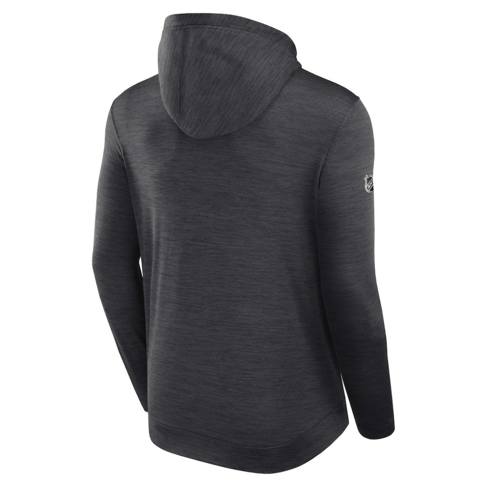 Pittsburgh Penguins Fanatics Authentic Pro Tech Pullover Hoodie - Heather Charcoal Hoodies