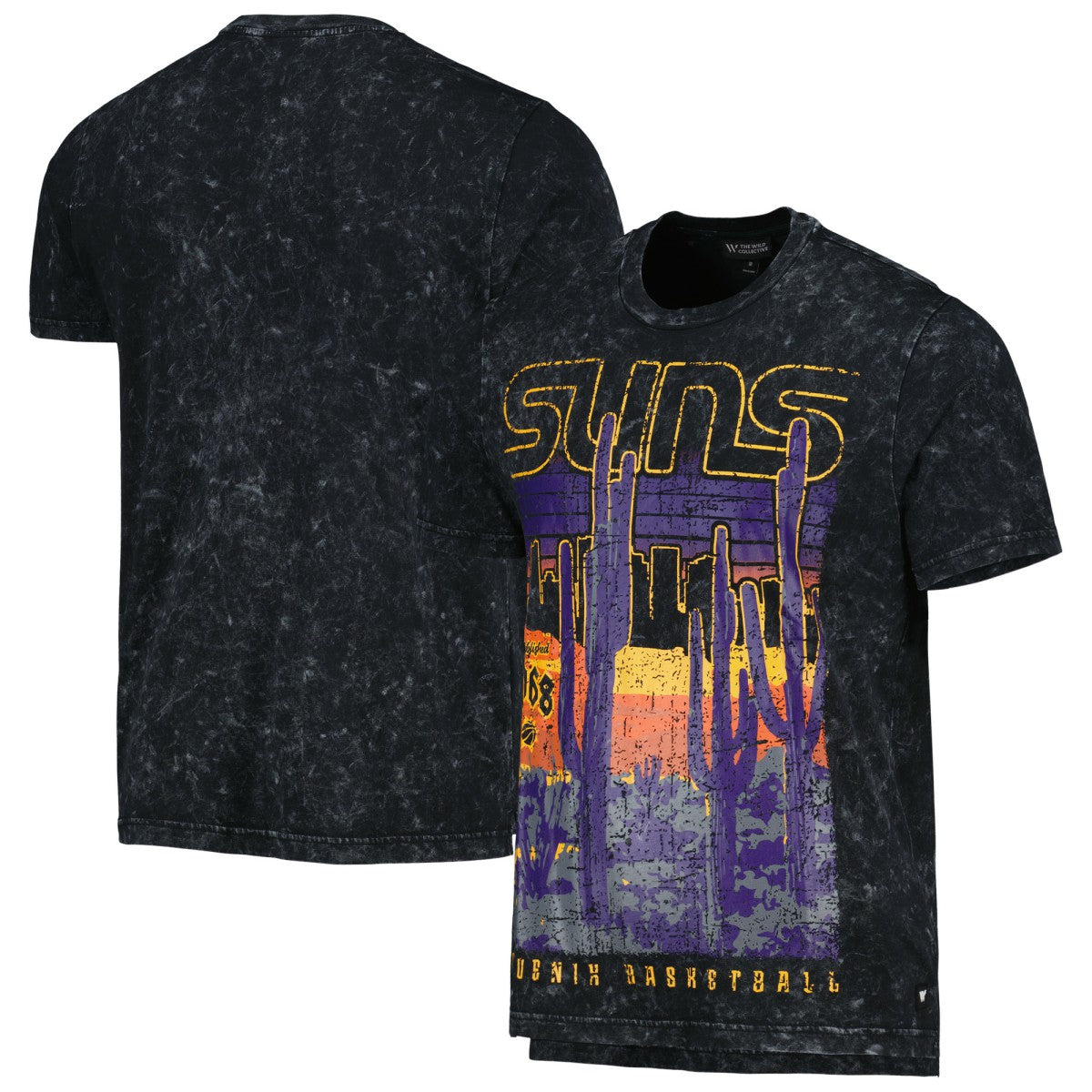 Phoenix Suns The Wild Collective Unisex Band T-Shirt - Black/Purple cheap