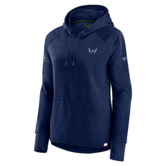 Washington Capitals Fanatics Women's Authentic Pro Pullover Hoodie - Heather Navy Hoodies
