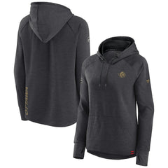 Ottawa Senators Fanatics Women's Authentic Pro Pullover Hoodie - Heather Charcoal Hoodies