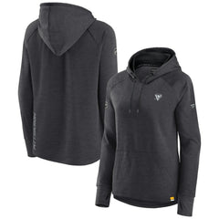 Pittsburgh Penguins Fanatics Women's Authentic Pro Pullover Hoodie - Heather Charcoal Hoodies
