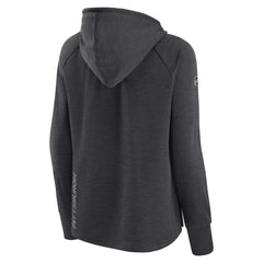 Pittsburgh Penguins Fanatics Women's Authentic Pro Pullover Hoodie - Heather Charcoal Hoodies