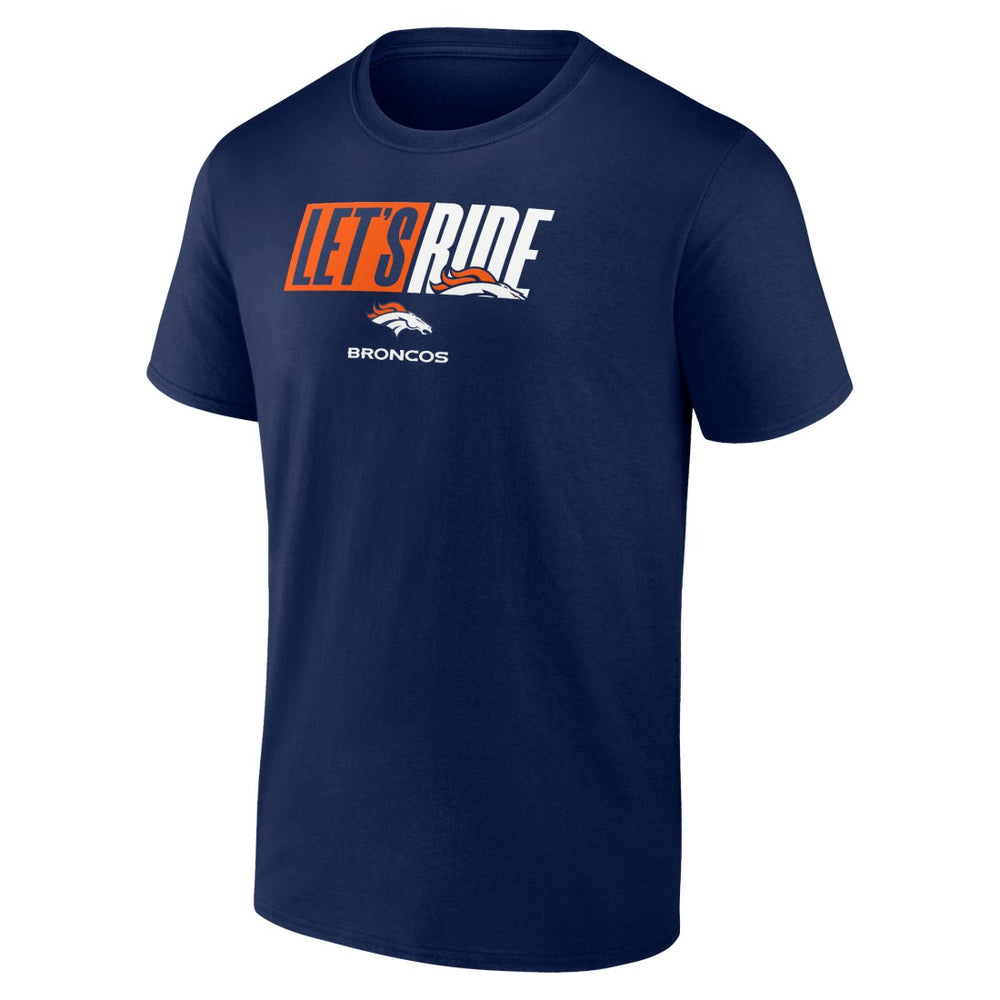 Denver Broncos Let's Ride T-Shirt - Navy cheap