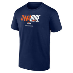 Denver Broncos Let's Ride T-Shirt - Navy cheap