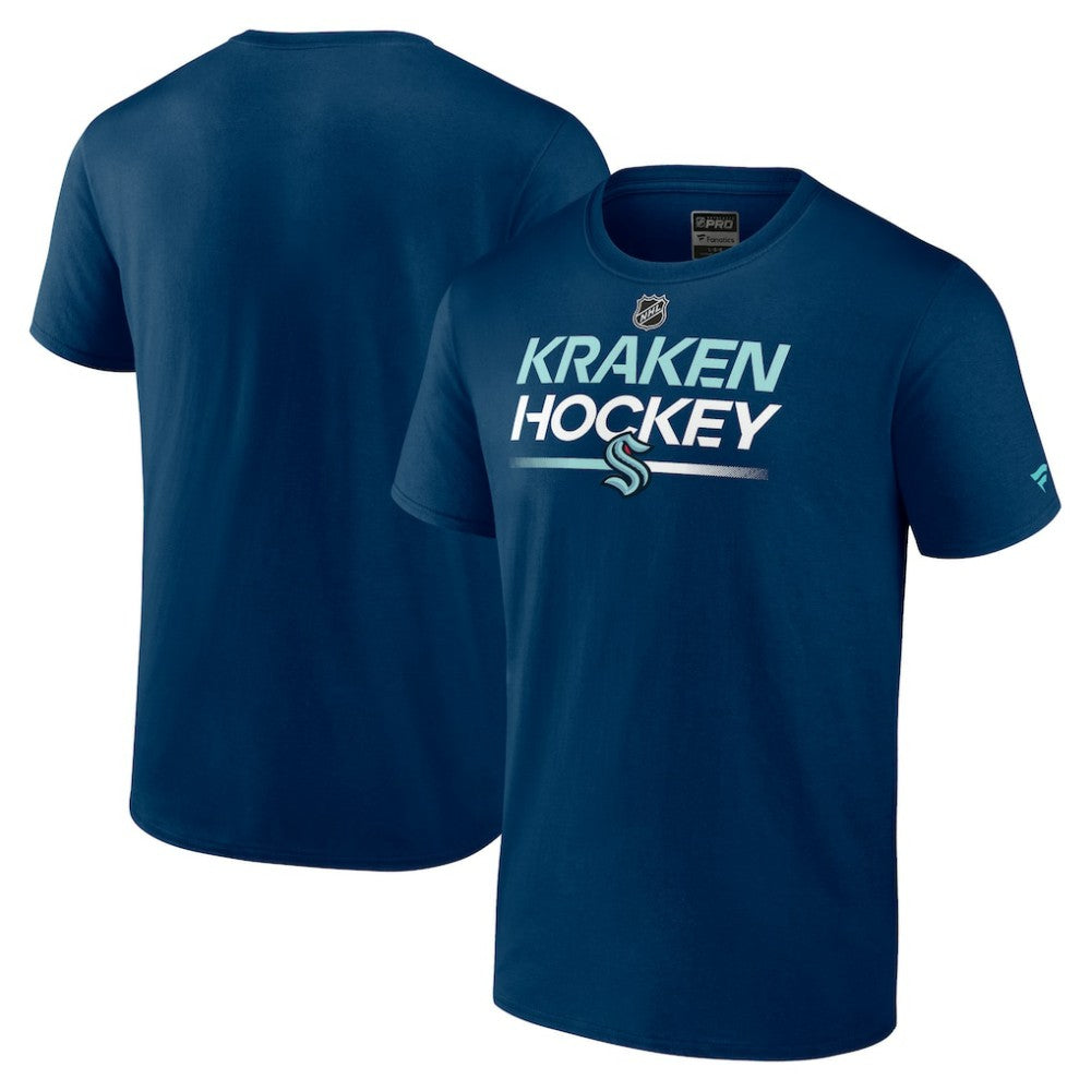 Seattle Kraken Fanatics Authentic Pro Primary T-Shirt - Navy T-shirts