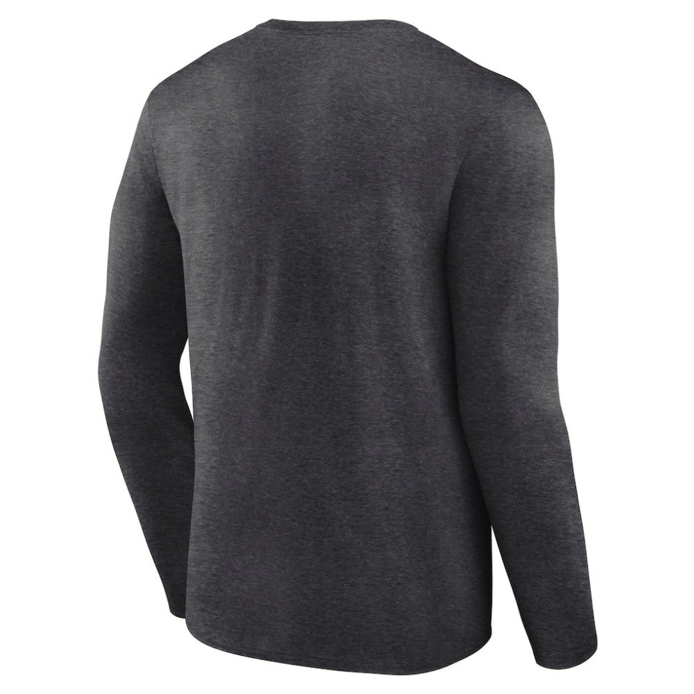Seattle Kraken Fanatics Authentic Pro Secondary Long Sleeve T-Shirt - Heather Charcoal T-shirts