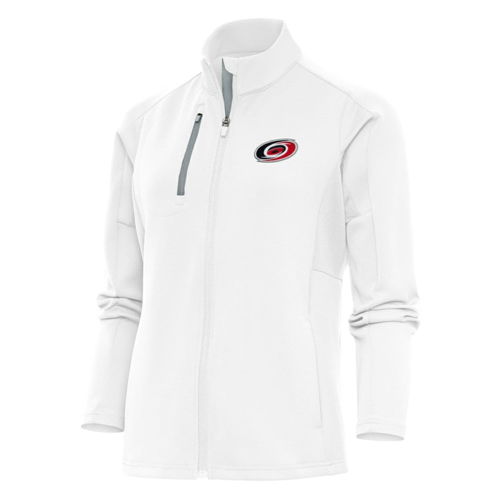 Carolina Hurricanes Antigua Women's Team Logo Generation Full-Zip Jacket - White Jackets