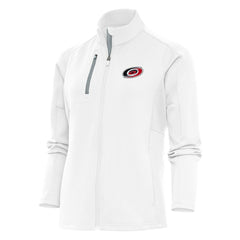 Carolina Hurricanes Antigua Women's Team Logo Generation Full-Zip Jacket - White Jackets