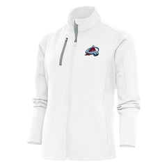 Colorado Avalanche Antigua Women's Team Logo Generation Full-Zip Jacket - White Jackets
