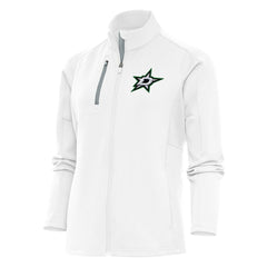 Dallas Stars Antigua Women's Team Logo Generation Full-Zip Jacket - White Jackets