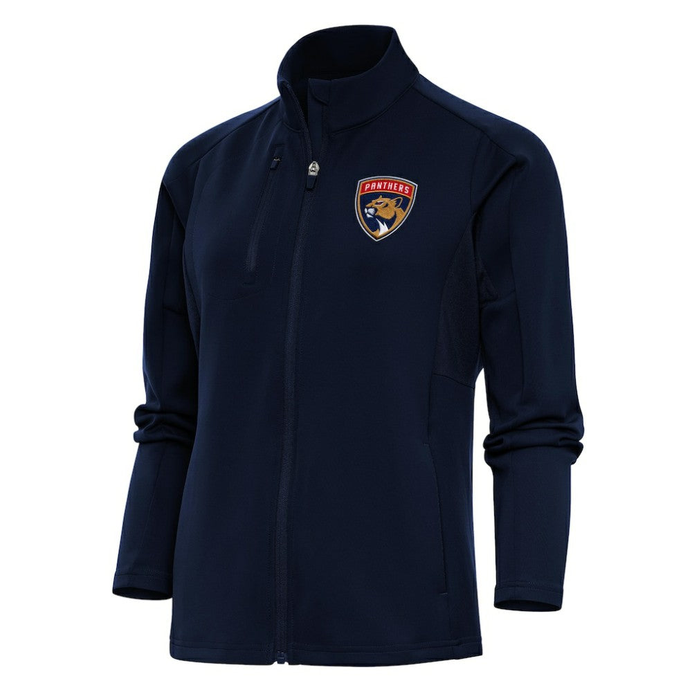 Florida Panthers Antigua Women's Team Logo Generation Full-Zip Jacket - Navy Jackets
