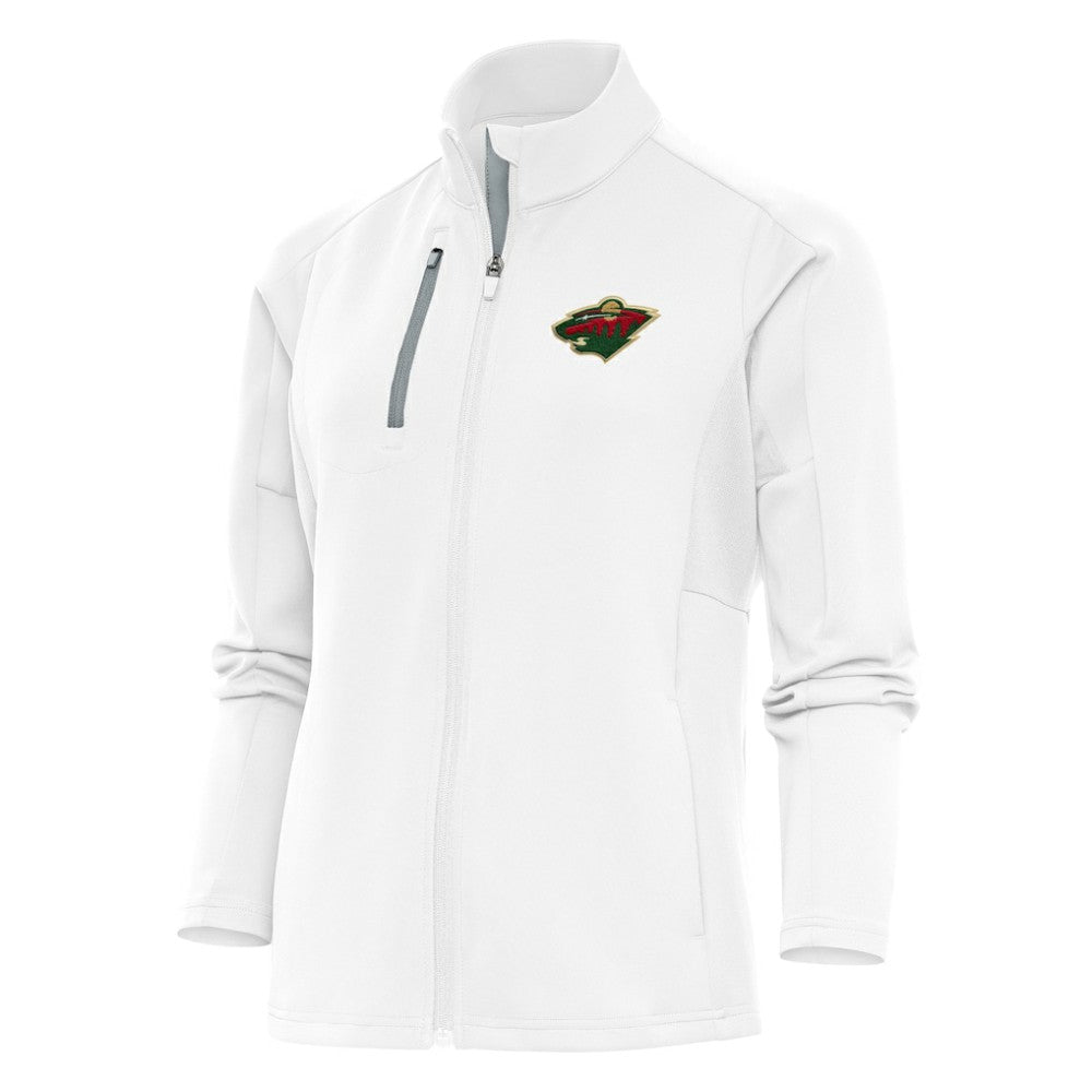 Minnesota Wild Antigua Women's Team Logo Generation Full-Zip Jacket - White Jackets