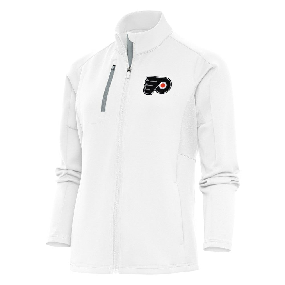 Philadelphia Flyers Antigua Women's Team Logo Generation Full-Zip Jacket - White Jackets