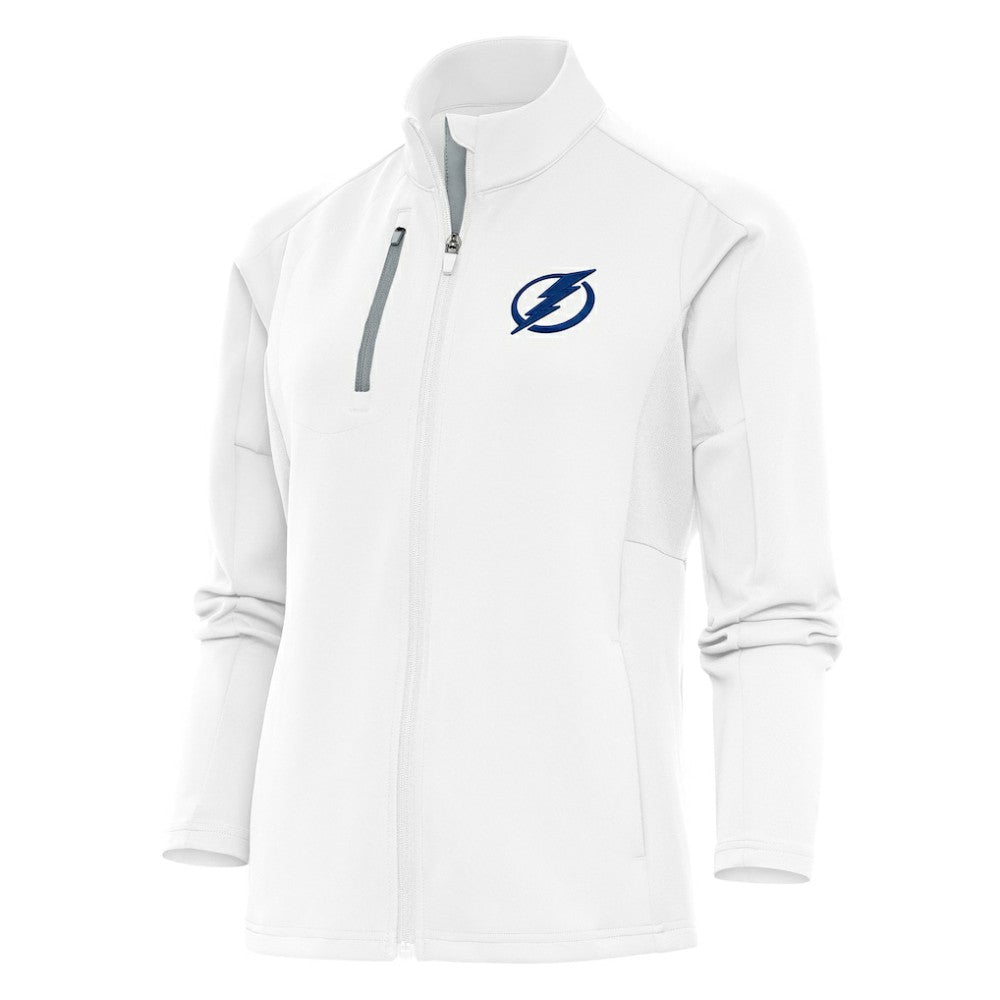 Tampa Bay Lightning Antigua Women's Team Logo Generation Full-Zip Jacket - White Jackets