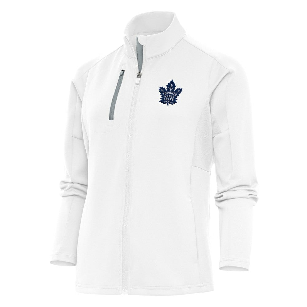 Toronto Maple Leafs Antigua Women's Team Logo Generation Full-Zip Jacket - White Jackets