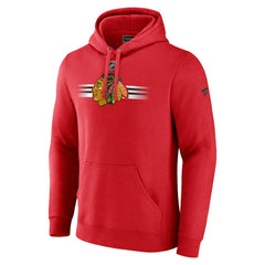 Chicago Blackhawks Fanatics Authentic Pro Secondary Pullover Hoodie - Red Hoodies