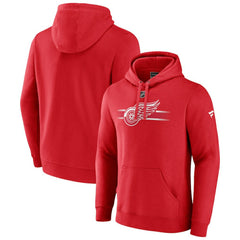 Detroit Red Wings Fanatics Authentic Pro Secondary Pullover Hoodie - Red Hoodies