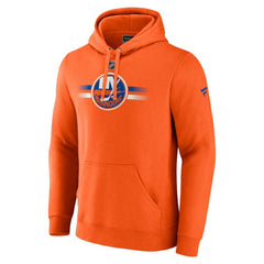 New York Islanders Fanatics Authentic Pro Secondary Pullover Hoodie - Orange Hoodies