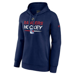 New York Rangers Fanatics Women's Authentic Pro Pullover Hoodie - Navy Hoodies