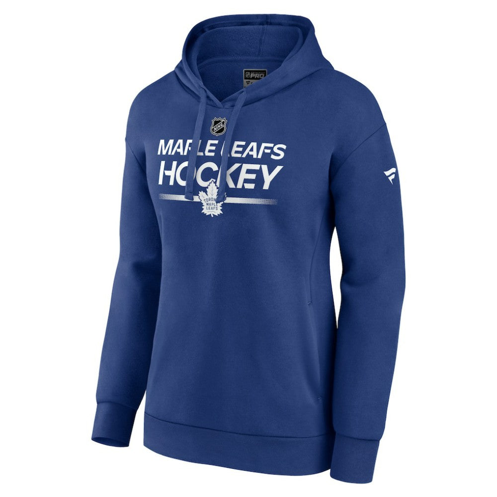 Toronto Maple Leafs Fanatics Women's Authentic Pro Pullover Hoodie - Blue Hoodies