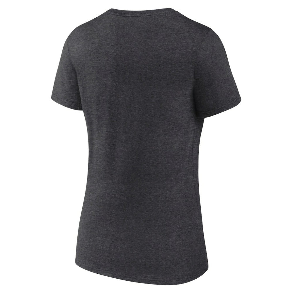 Nashville Predators Fanatics Women's Authentic Pro Primary V-Neck T-Shirt - Heather Charcoal T-shirts
