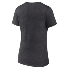 Nashville Predators Fanatics Women's Authentic Pro Primary V-Neck T-Shirt - Heather Charcoal T-shirts