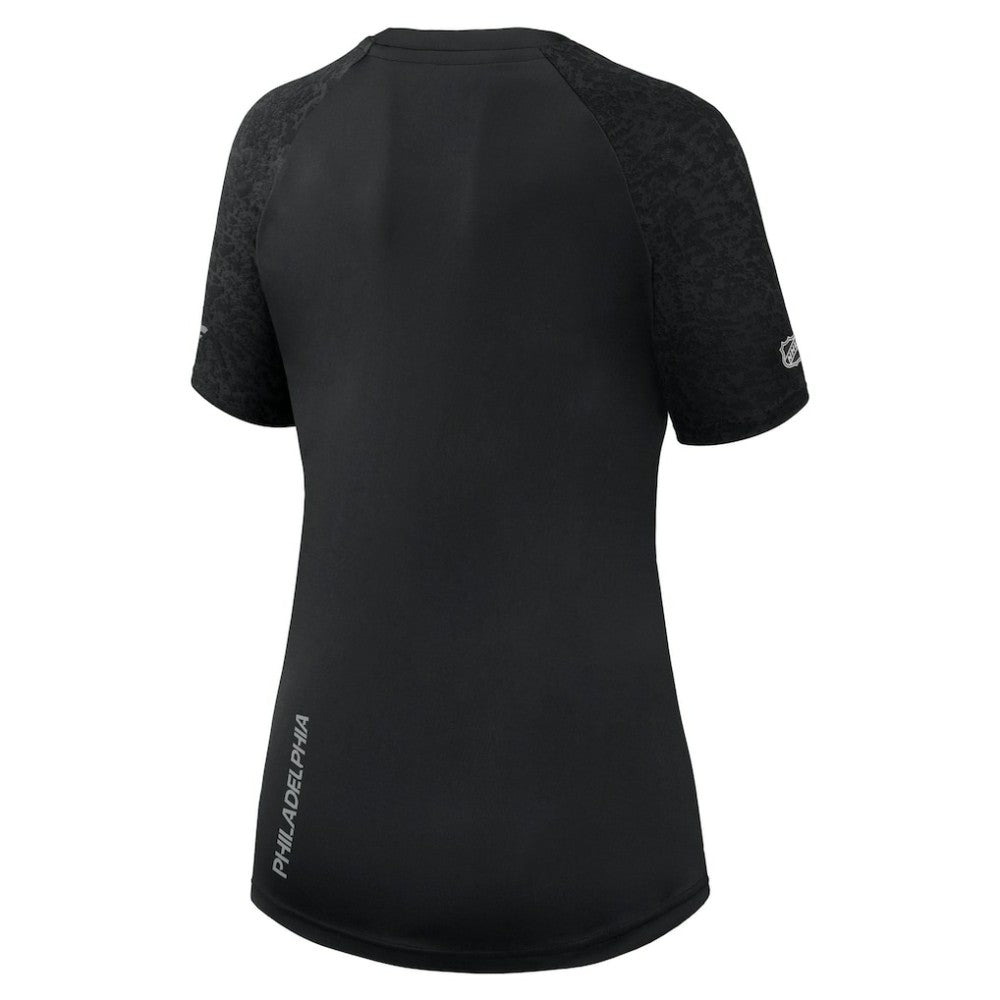 Philadelphia Flyers Fanatics Women's Authentic Pro Tech T-Shirt - Black T-shirts