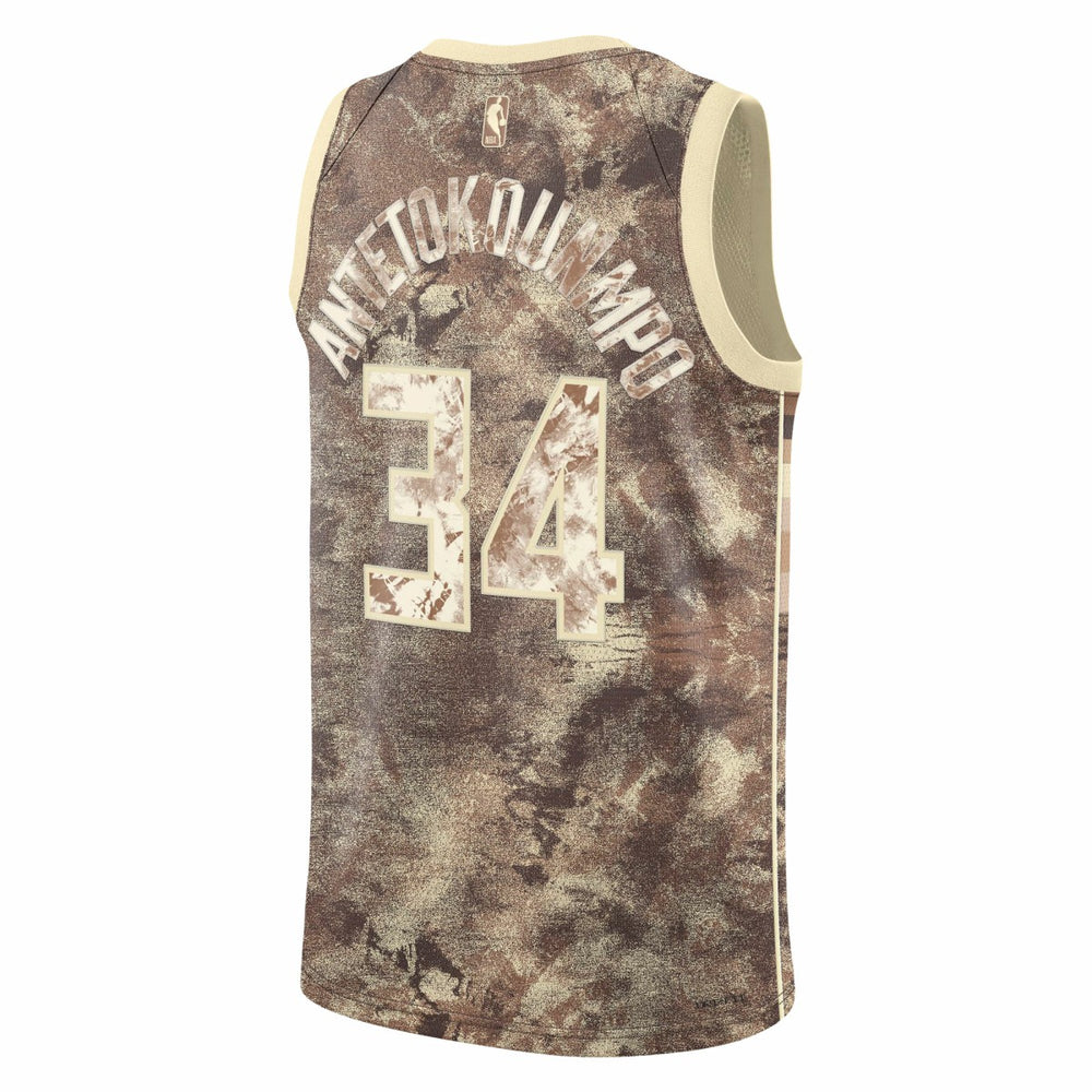 Giannis Antetokounmpo Milwaukee Bucks Unisex Select Series Swingman Jersey - Brown sale