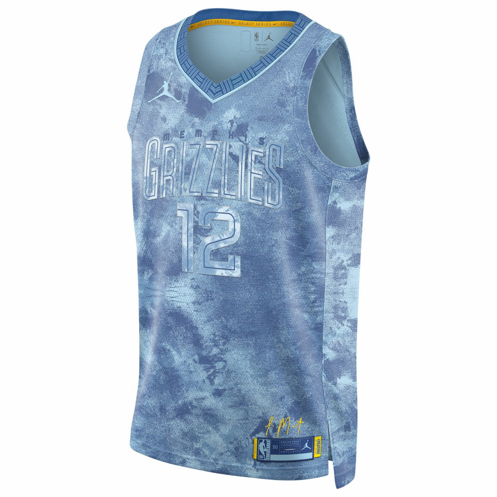 Ja Morant Memphis Grizzlies Jordan Brand Select Series Swingman Jersey - Light Blue for sale