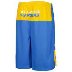 Justin Herbert Los Angeles Chargers Youth Player Name & Number Shorts - Powder Blue online