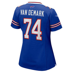 Ryan Van Demark Buffalo Bills Women's Game Player Jersey - Royal discount