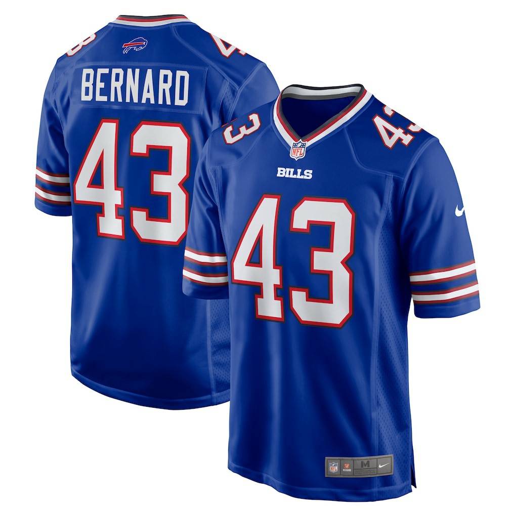 Terrel Bernard Buffalo Bills Game Player Jersey - Royal discount