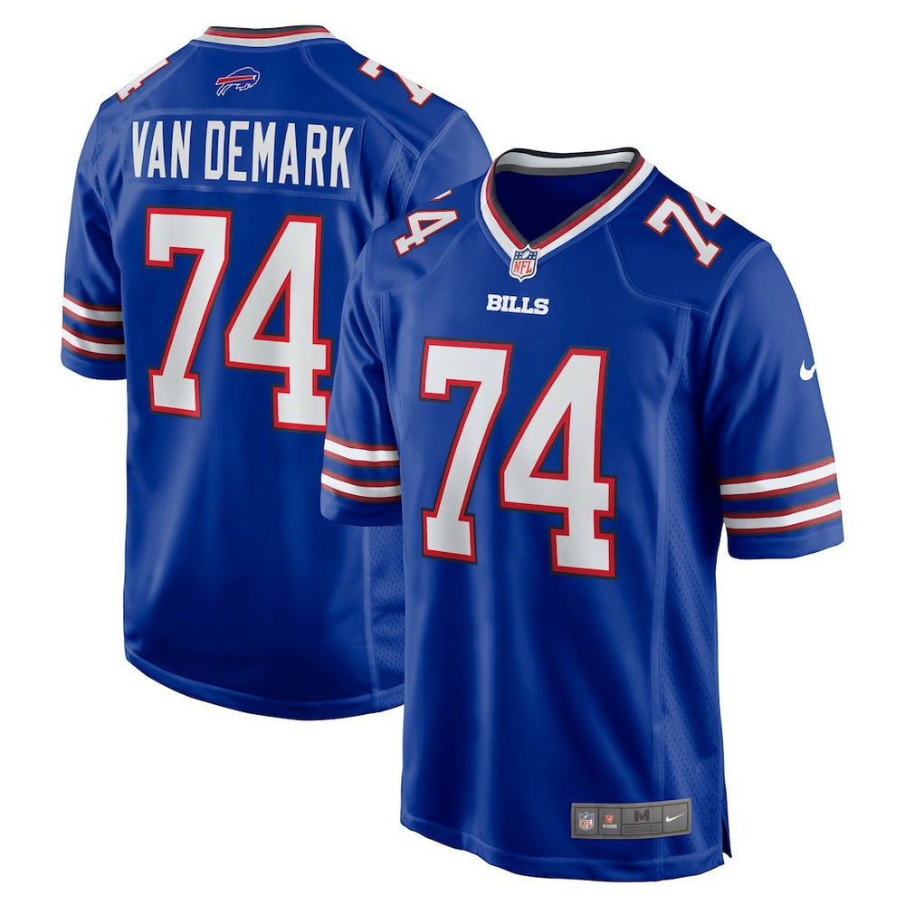 Ryan Van Demark Buffalo Bills Game Player Jersey - Royal for sale