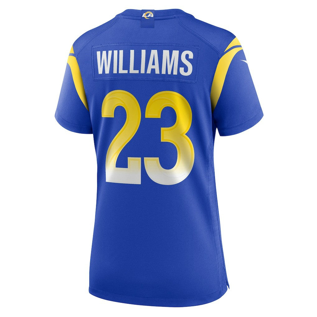 Kyren Williams Los Angeles Rams Women's Game Player Jersey - Royal discount